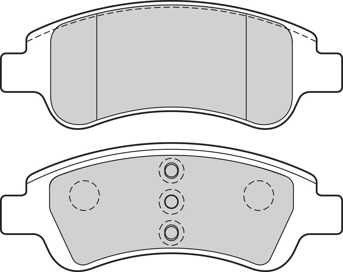 BRAKE PADS FIRST PEUGEOT 207 FR